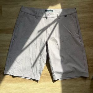 Travis Mathew Shorts Mens Lightweight Chino Flat Front Golf